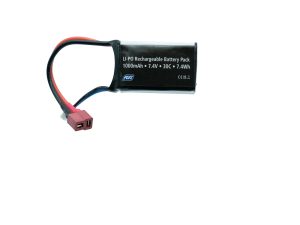 STRIKE Li-Pol Battery 7.4V 1000mAh, 30C, T-Dean - PEQ STRIKE Li-Pol Battery 7.4V 1000mAh, 30C, T-Dean - PEQ