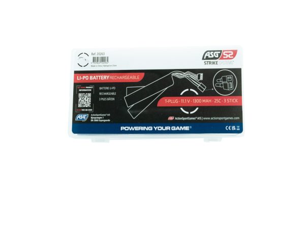 STRIKE Li-Pol Battery 11.1V 1300mAh, 20C, T-Dean - Crane STRIKE Li-Pol Battery 11.1V 1300mAh, 20C, T-Dean - Crane
