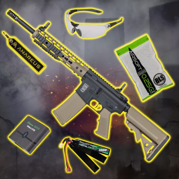 STARTER PACK set SA M4 Keymod Gen2 (SA-C09 CORE™ HAL ETU™) - Black / Tan STARTER PACK set SA M4 Keymod Gen2 (SA-C09 CORE™ HAL ETU™) - Black / Tan