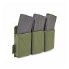 WAS Triple Elastic M4 / AR15 Rifle Magazine MOLLE Pouch – Green