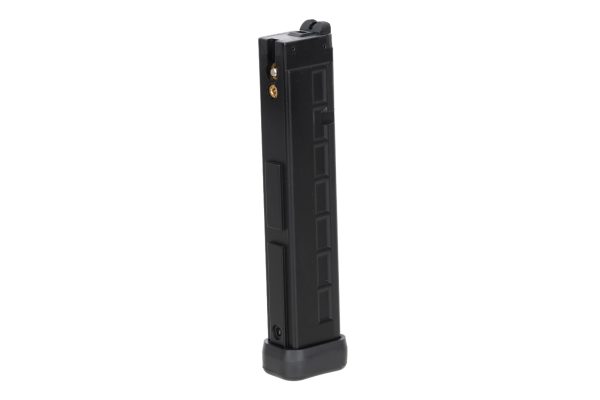 Lambda Defence GHM9 Gen2 GBB Airsoft Magazine, 38 BBs - Black