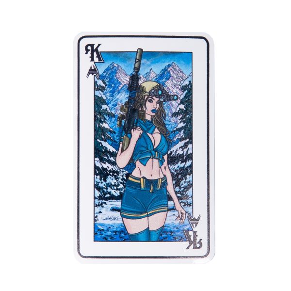 ANAREUS Lethal Beauties Patch (KING) – White Lethal Beauties Patch (KING) – White