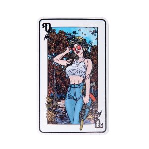 ANAREUS Lethal Beauties Patch (QUEEN) – White Lethal Beauties Patch (QUEEN) – White