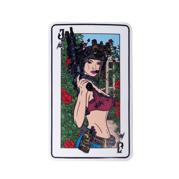 ANAREUS Lethal Beauties Patch (JACK) – White Lethal Beauties Patch (JACK) – White