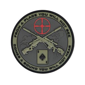 3D PVC SNIPER ACE Patch – Green