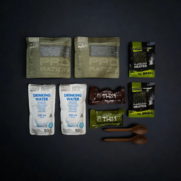 PRO-RATION MRE Emergency Food / Water Pack – Menu 1