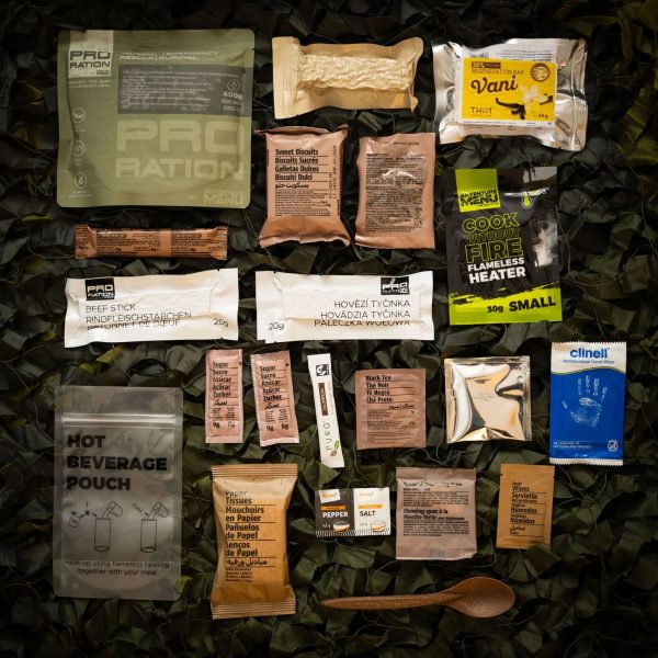 PRO-RATION MRE Meal HALF-DAY MENU 5 (Meatballs)