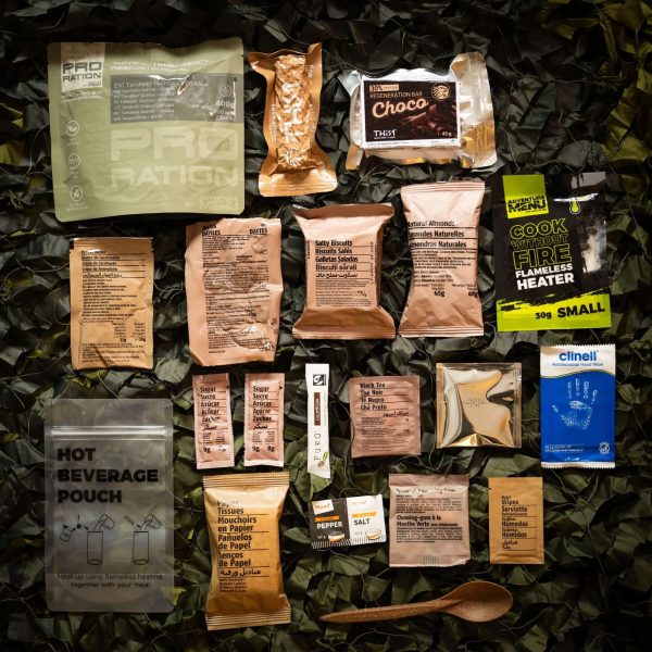 PRO-RATION MRE Meal HALF-DAY MENU VEGE (Tandoori Quinoa)