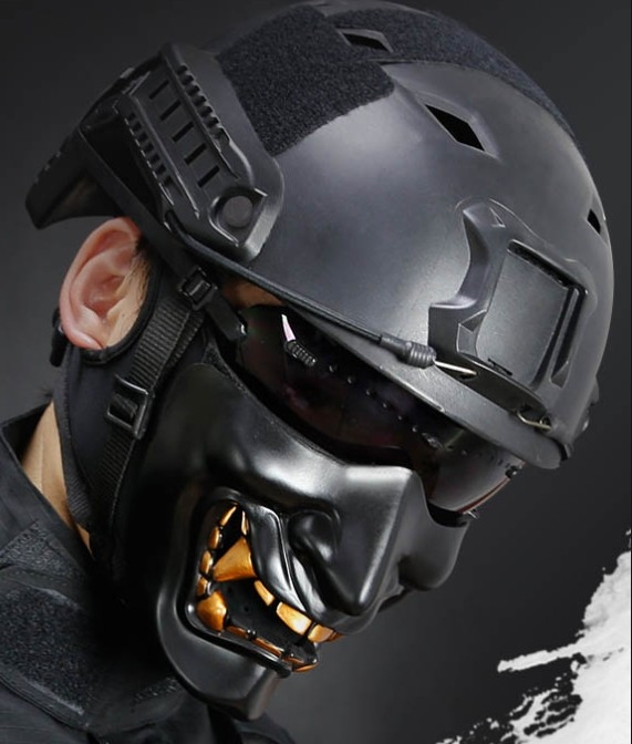 WST PRAJNA SAMURAI Protective Mask – Black