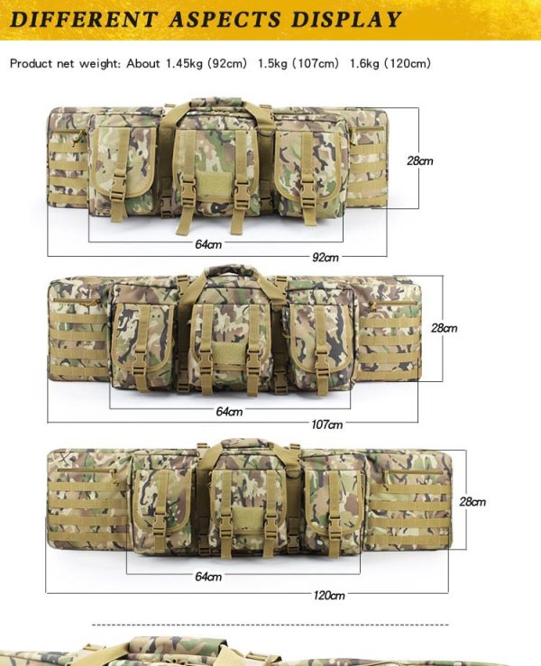 WST Double Rifle Transport Case 92 × 28 × 10 cm – MC WST Double Rifle Transport Case 92 × 28 × 10 cm – MC