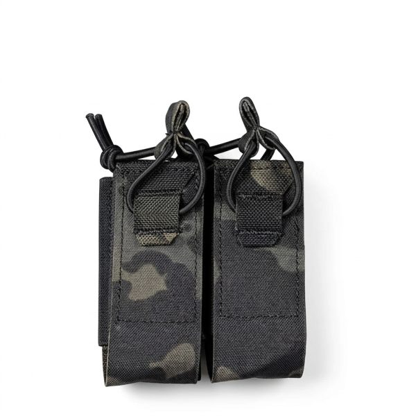 WST DPMP MOLLE Double Pistol Magazine Pouch – MC Black WST DPMP MOLLE Double Pistol Magazine Pouch – MC Black