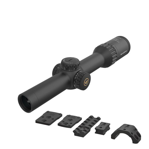VO CONTINENTAL 1-8×24i ED Fiber LPVO Riflescope with X-ACCU Mount – Black VO CONTINENTAL 1-8×24i ED Fiber LPVO Riflescope with X-ACCU Mount – Black