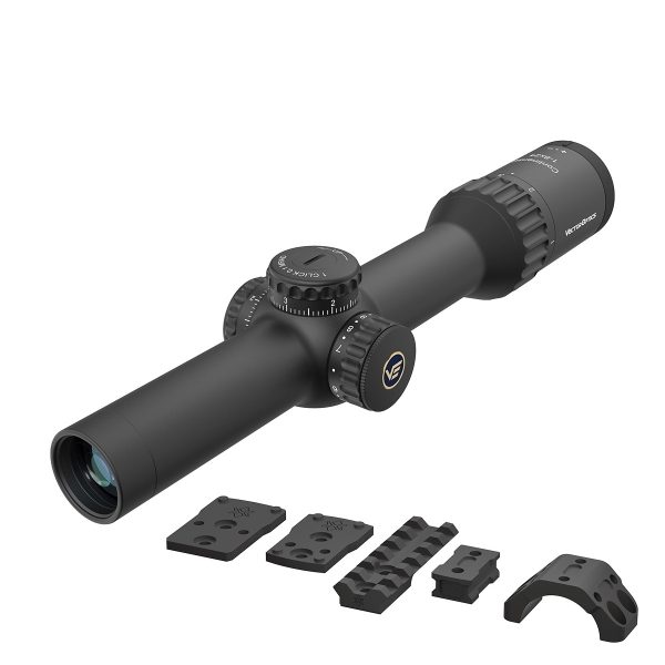 VO CONTINENTAL X8 1-8×24 ED TACTICAL SFP LPVO Riflescope with X-ACCU Mount – Black VO CONTINENTAL X8 1-8×24 ED TACTICAL SFP LPVO Riflescope with X-ACCU Mount – Black