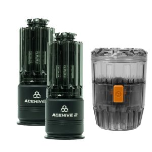 AceTech STARTER PACK 2+1 Set of 40mm AceHive 2 Grenades and Spawner – Black AceTech STARTER PACK 2+1 Set of 40mm AceHive 2 Grenades and Spawner – Black