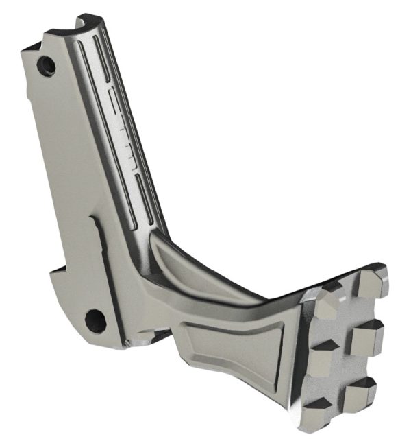 CTM CNC Hi-Capa UnderMount RIS Rail Stock Adapter – Silver CTM CNC Hi-Capa UnderMount RIS Rail Stock Adapter – Silver