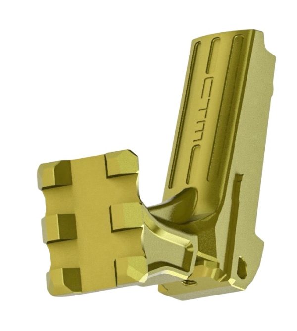 CTM CNC Hi-Capa UnderMount RIS Rail Stock Adapter – Gold CTM CNC Hi-Capa UnderMount RIS Rail Stock Adapter – Gold