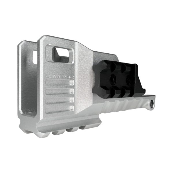 CTM AAP-01 M4XIMUS Kit CNC Extended Rail Blast Shield – Silver CTM AAP-01 M4XIMUS Kit CNC Extended Rail Blast Shield – Silver
