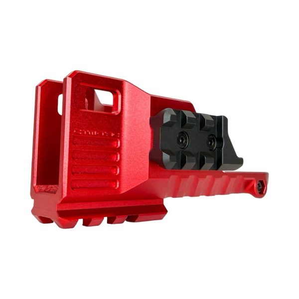 CTM AAP-01 M4XIMUS Kit CNC Extended Rail Blast Shield – Red CTM AAP-01 M4XIMUS Kit CNC Extended Rail Blast Shield – Red