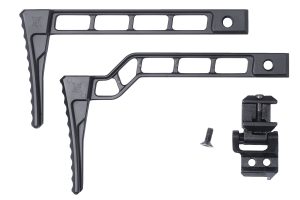 Delta Armory STRIBOG MINIMALIST Folding RIS Stock (2 Pcs) – Black Delta Armory STRIBOG MINIMALIST Folding RIS Stock (2 Pcs) – Black