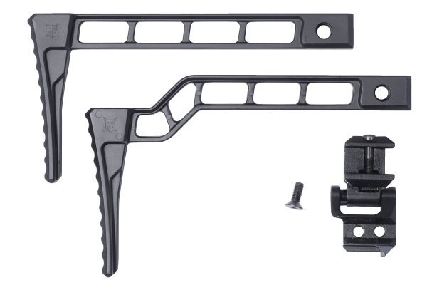 Delta Armory STRIBOG MINIMALIST Folding RIS Stock (2 Pcs) – Black Delta Armory STRIBOG MINIMALIST Folding RIS Stock (2 Pcs) – Black
