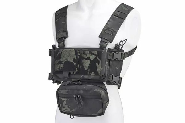 WST Tactical Micro Chest Rig MK4 – MC Black WST Tactical Micro Chest Rig MK4 – MC Black