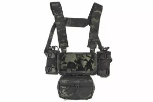 WST Tactical Micro Chest Rig MK4 – MC Black WST Tactical Micro Chest Rig MK4 – MC Black