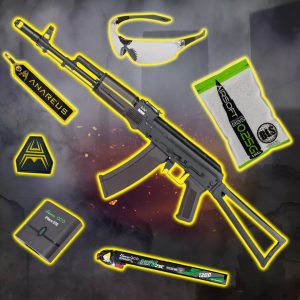 STARTER PACK Set SA AK-74S Gen2 (SA-J74 CORE™ HAL ETU™) – Black / Plum STARTER PACK Set SA AK-74S Gen2 (SA-J74 CORE™ HAL ETU™) – Black / Plum