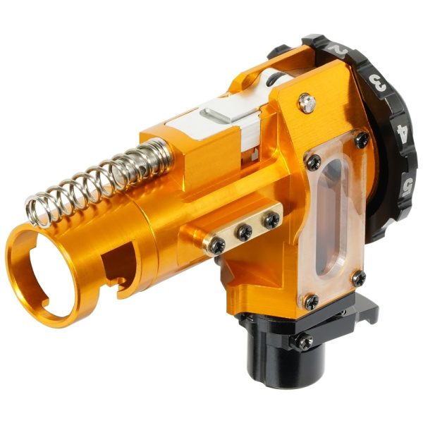 MAXX M4Ei CNC Hop-up Chamber Unit (ICS M4 AEG) – Orange MAXX M4Ei CNC Hop-up Chamber Unit (ICS M4 AEG) – Orange
