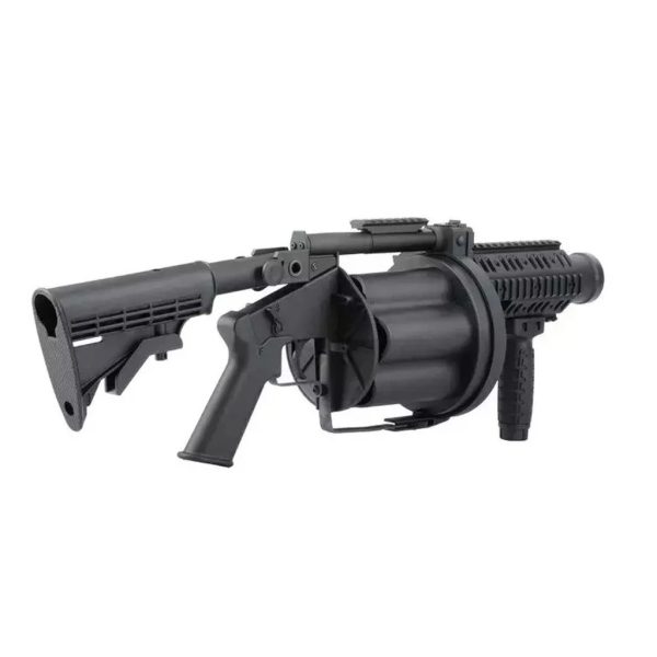 ICS AGX-GLM 6-Round Grenade Launcher – Black