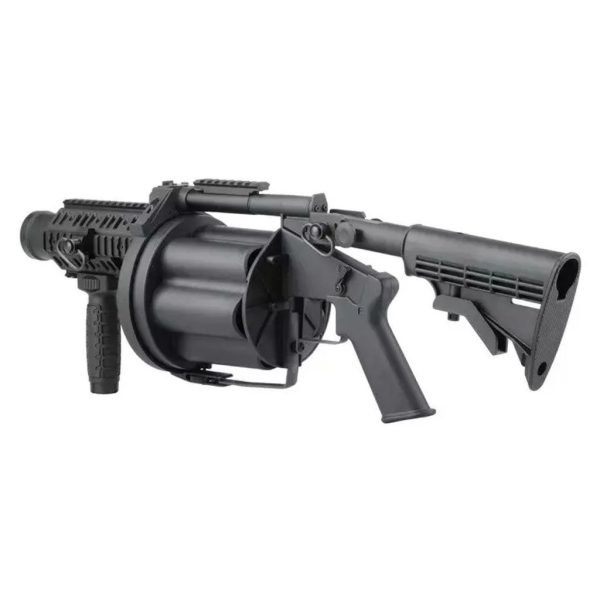 ICS AGX-GLM 6-Round Grenade Launcher – Black