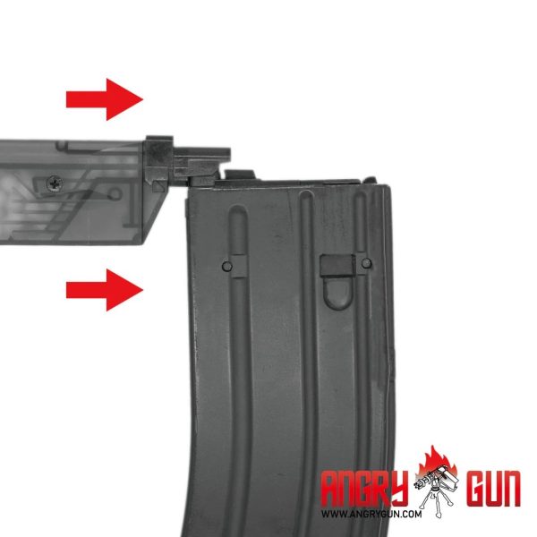 Angry Gun Tokyo Marui MWS / EMG Lancer V2 Reinforced Magazine Feed Lip – Black