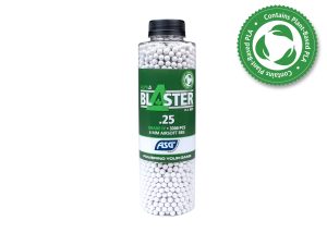 ASG BIO BBs ALPHA Blaster PLA 0.25g, 3300 BBs – White