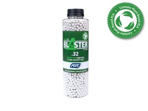 ASG BIO BBs ALPHA Blaster PLA 0.32g, 3300 BBs – White