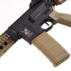 Delta Armory M4 / AR15 SilentOps RIS 7" CHARLIE – Black / Tan