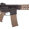 Delta Armory M4 / AR15 SilentOps 7" CHARLIE EAGLE – Black / Tan