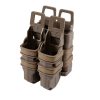 FMA MOLLE FastMag Pouches Set for M4 / 5.56 Magazine and 2 Pistol Magazines - Tan FMA MOLLE FastMag Pouches Set for M4 / 5.56 Magazine and 2 Pistol Magazines - Tan