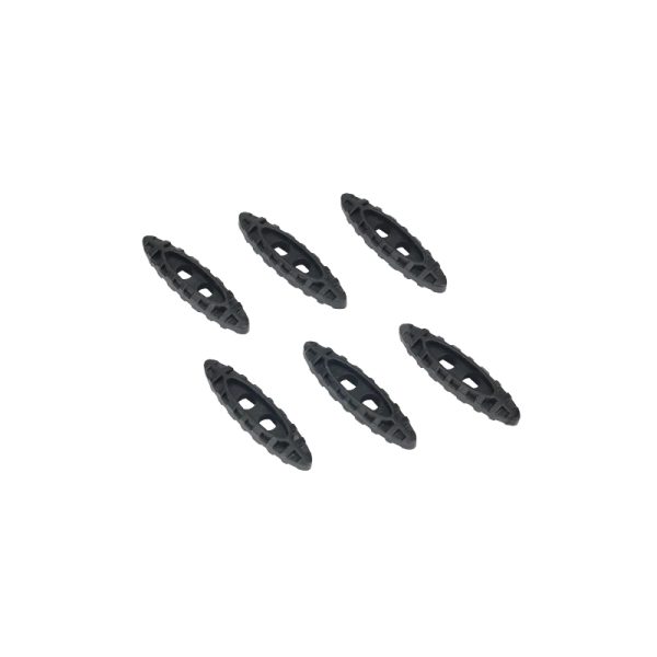 FMA Nylon Drawcord Puller Lock, 6 pcs - Black