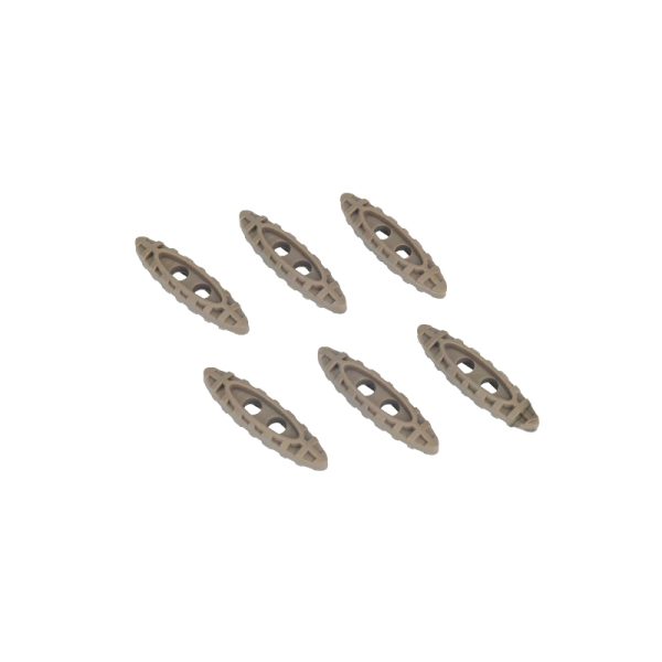 FMA Nylon Drawcord Puller Lock, 6 pcs - Tan
