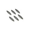 FMA Nylon Drawcord Puller Lock, 6 pcs - Green