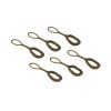 FMA Enlarged Zipper Slider Puller, 6 pcs - Tan