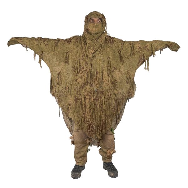 KMCS Ultra-Lite Ghillie Suit Camouflage Poncho – Green