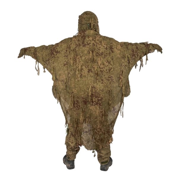 KMCS Ultra-Lite Ghillie Suit Camouflage Poncho – Green