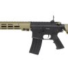 S&T Colt M4 MK16 URG-I 11.5 G3 ETU Airsoft Rifle – Black / FDE