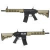 S&T Colt M4 MK16 URG-I 11.5 G3 ETU Airsoft Rifle – Black / FDE