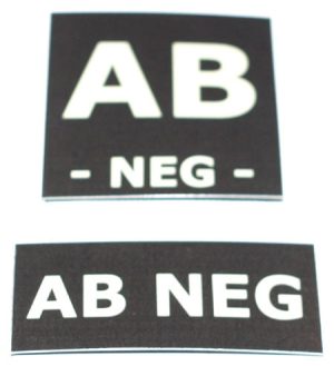 Proud Blood Type Patch AB Neg