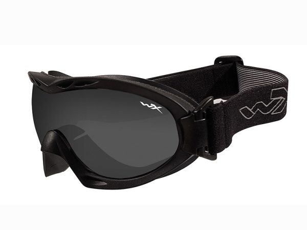 Goggles NERVE smoke grey + clear/Matte black frame