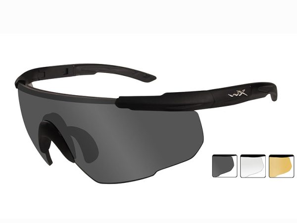 Goggles SABER ADVANCED Smoke Grey + Clear + Light Rust/Matte black frame Goggles SABER ADVANCED Smoke Grey + Clear + Light Rust/Matte black frame