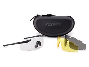 Tactical Goggles ESS ICE3 NARO EYESHIELD 3 x glass + Softcase