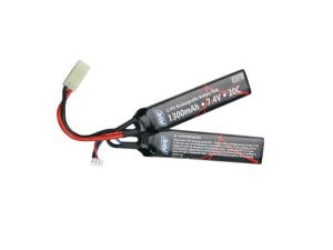 ASG Li-Pol Battery 7.4V 1300mAh, 20C, Tamiya - Nunchuk (2-pieces)