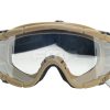 FMA SI Tactical Ballistic Goggle (2 Visors) - Tan